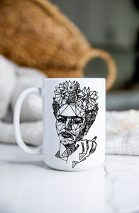 Frida geometric mug